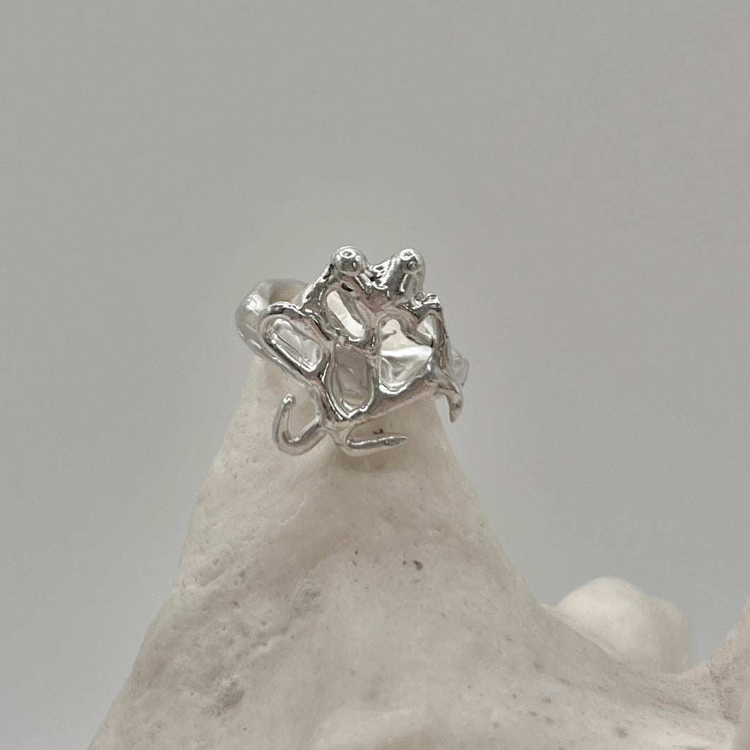 hearts/wires ring